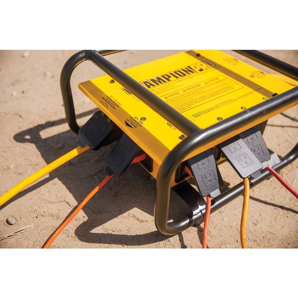 Champion Power Equipment 50 Amp Inlet, 8 Receptacle Power