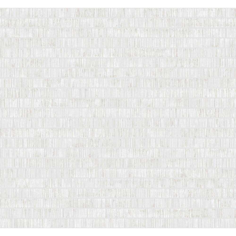 Seabrook Designs Faux Stripe Metallic Pearl and White Paper Strippable ...