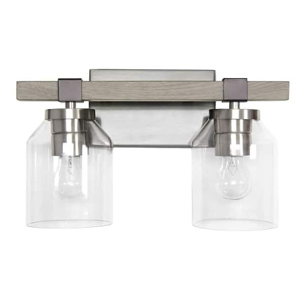 Home depot vanity lights deals brushed nickel