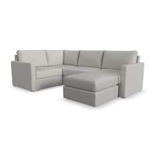 FLEX 4-Seat Sectional with Standard Arm and Ottoman