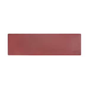 Red 17.5 in. x 60 in. PVC Embossed Anti-Fatigue Mat