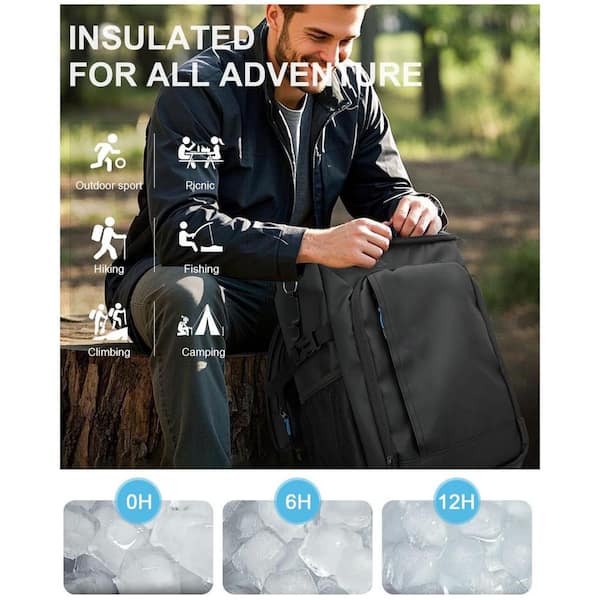 best hiking insulated backpack SPARTER Cooler Leak Proof 33 Cans, 2 Insulated Compartments Thermal Bag, Portable Lightweight Beach Travel Camping Lunch Backpack for Men and Women : Sports & Outdoors cans and ice Best Backpacking Backpacks 2026 |