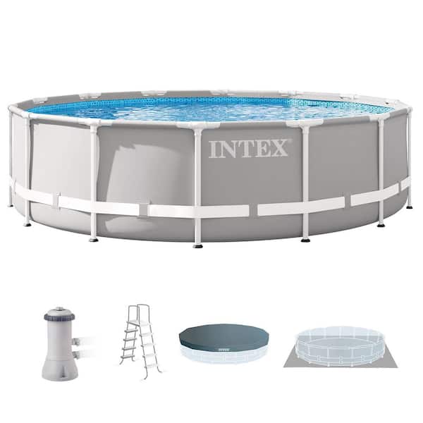 Prism Frame 14 ft. Round 42 in. Deep Above Ground Pool Set