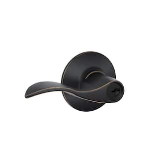 Accent Aged Bronze Keyed Entry Door Handle