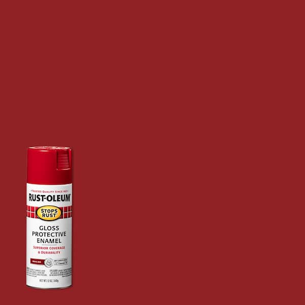 Rust-Oleum Stops Rust 12 oz. Protective Enamel Gloss Regal Red Spray Paint