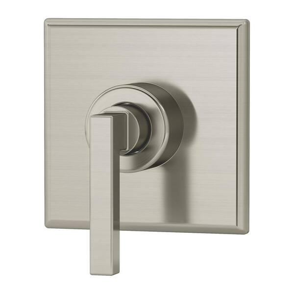 Symmons Duro 1-Handle Wall-Mounted Diverter Trim Kit in Satin Nickel (Valve Not Included)