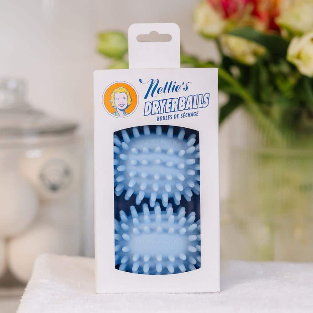 Nellie's Blue Sustainable Laundry Dryer Balls 2 Pack