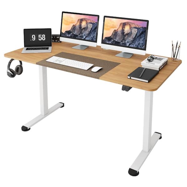 Adjustable Height - Brown - Laptop Desks - Desks - The Home Depot