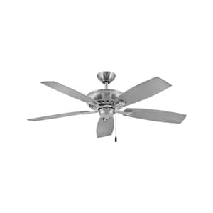 HIGHLAND 52 in. Indoor Brushed Nickel Ceiling Fan Pull Chain