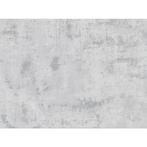 Calipatria, Quimby Grey Faux Concrete Paper Non-Pasted Wallpaper Roll (covers 75.6 sq. ft.)