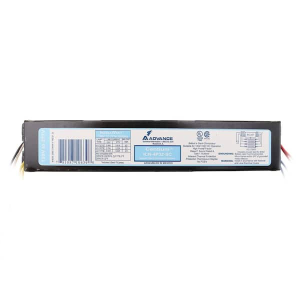 Philips Advance Optanium 120 277 Volt 4 Lamp T8 Instant Start Electronic Fluorescent Replacement Ballast 520387 277 Volt 4 Lamp T8 Instant Start, Cost To Replace Ballast Light Fixtures