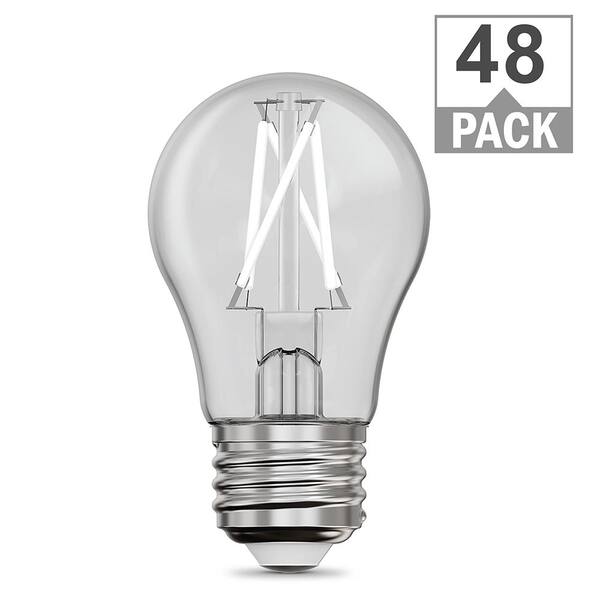 Feit Electric 60Watt Equivalent A15 Dimmable White Filament CEC Clear