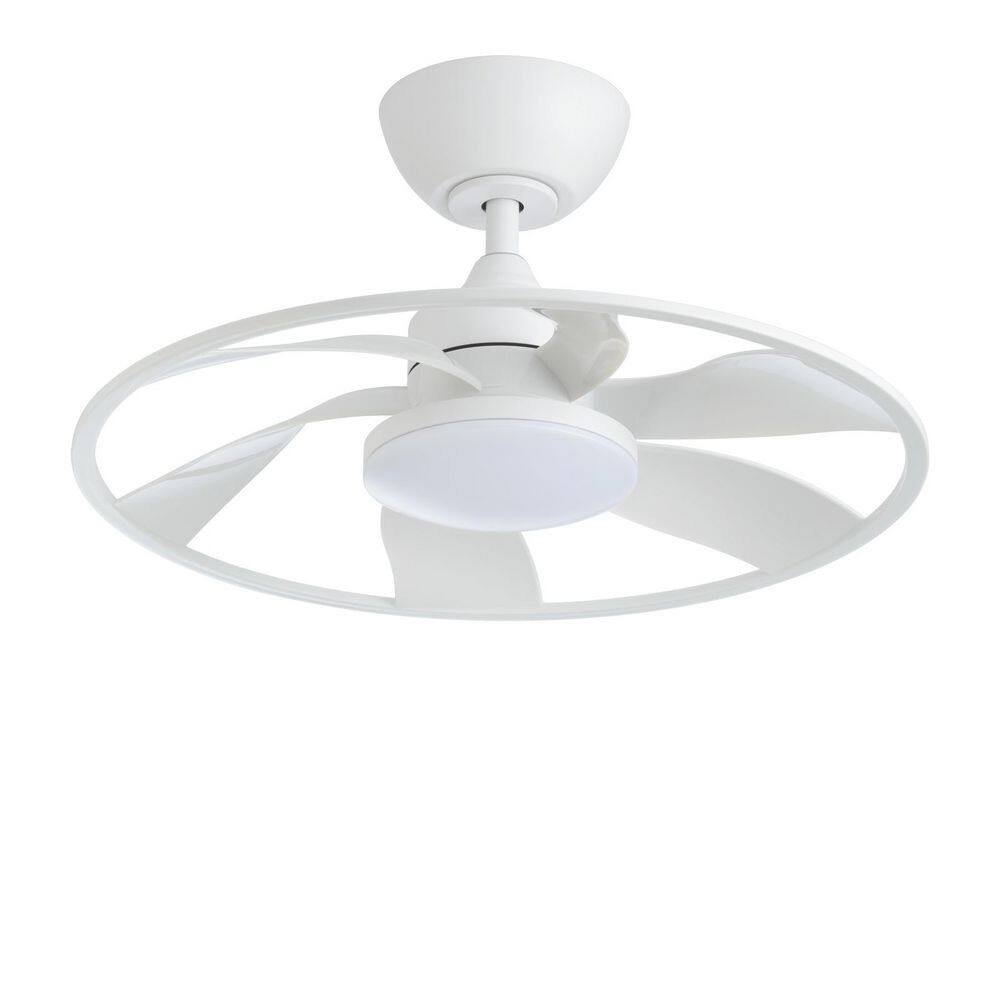 Light Pro 22 in. LED Indoor Matt White Smart Ceiling Fan with DC Motor price history on PriceWatchPro