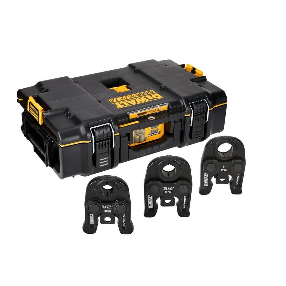 DEWALT 1/2 in. x 1 in. IPS Press Kit for DCE200 Press Tool DCE202K