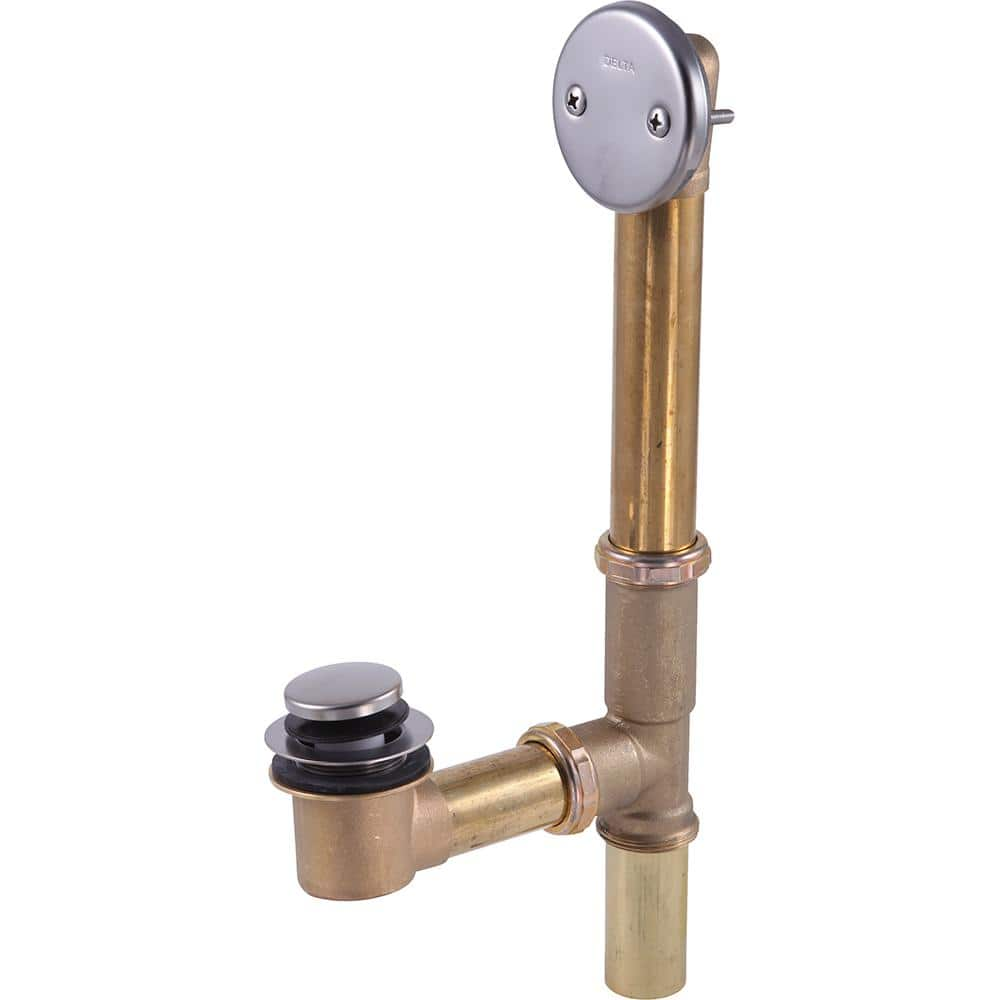 Delta 1-5/8 in. Brass Bath Waste Assembly in Stainless