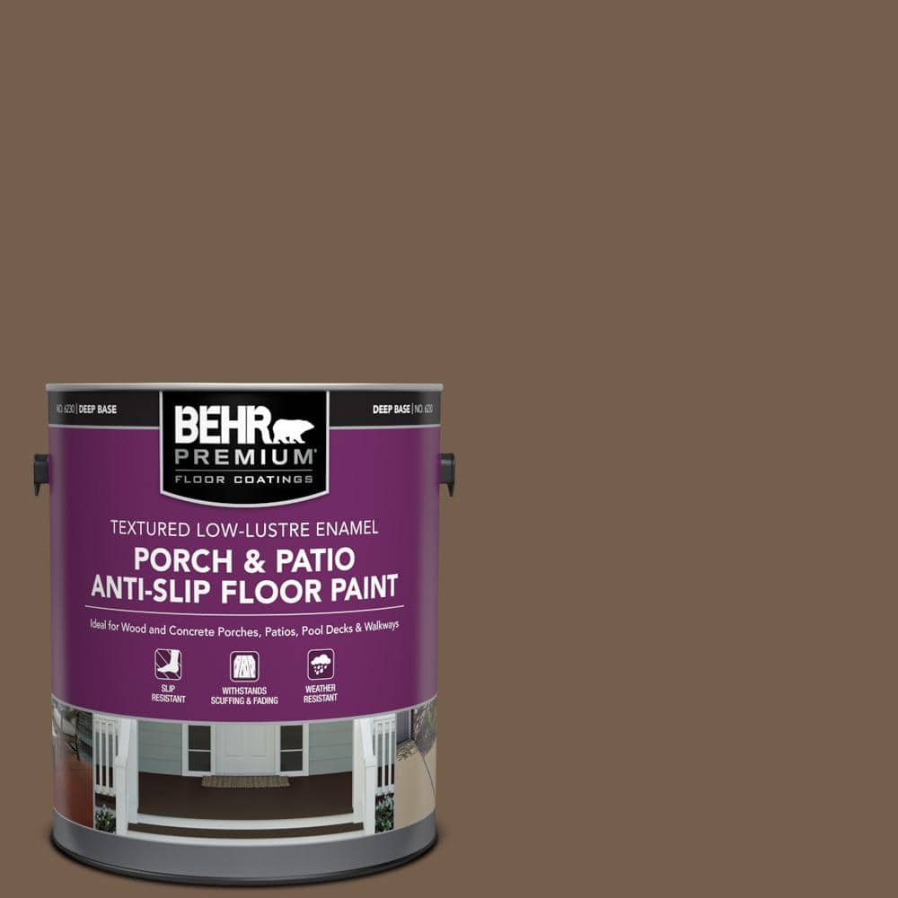 1 gal. #MS-46 Chestnut Brown Textured Low-Lustre Enamel Interior/Exterior Porch and Patio Anti-Slip Floor Paint price history on PriceWatchPro
