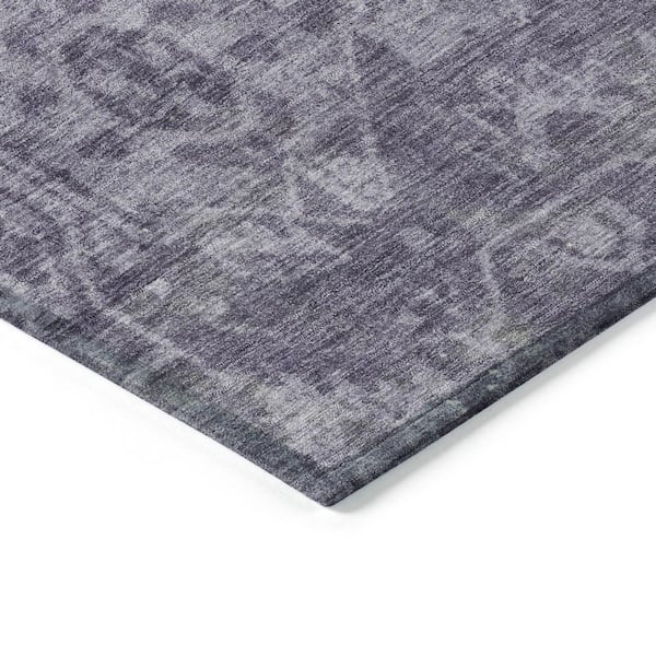 Chantille Machine Washable Indoor/Outdoor Abstract ACN1228 Purple 9 ft. x 12 ft. Area Rug