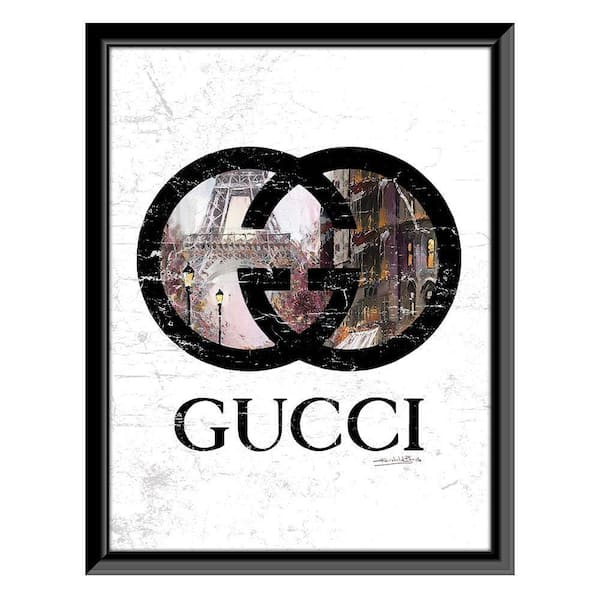 VENICE BEACH Collections Fashion Designer Logo in Paris by Fairchild Paris Framed Graphic Print Abstract Poster Art Print 18 in. x 14 in.