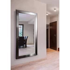 Oversized Rectangle Silver Modern Mirror (70.5 in. H x 37.5 in. W)