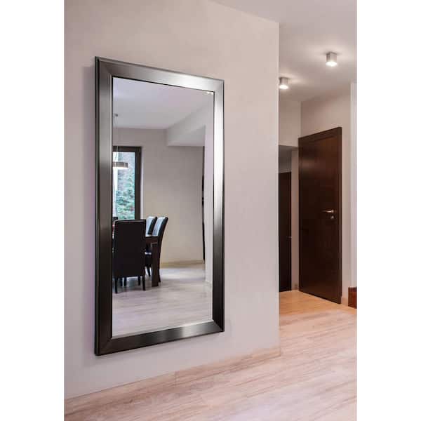 Unbranded Oversized Rectangle Silver Modern Mirror (70.5 in. H x 37.5 in. W)