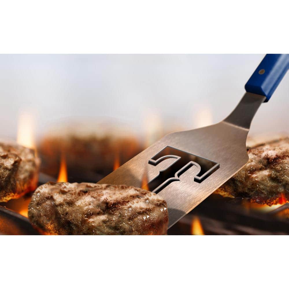 Texas Rangers Blue Stainless Steel 3-Piece BBQ Tool Set