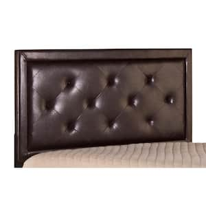 Becker 57 in. W Black/Brown Full Headboard with Frame