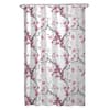 Zenna Home 70 in. x 72 in. Cherrywood Cherry Blossom Fabric Shower ...