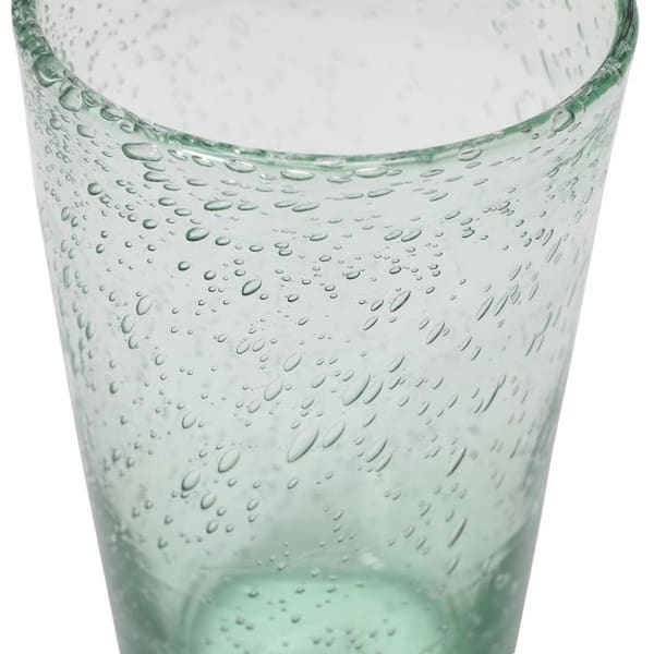 15 oz. Clear Tinted Bubble Drinking Glass