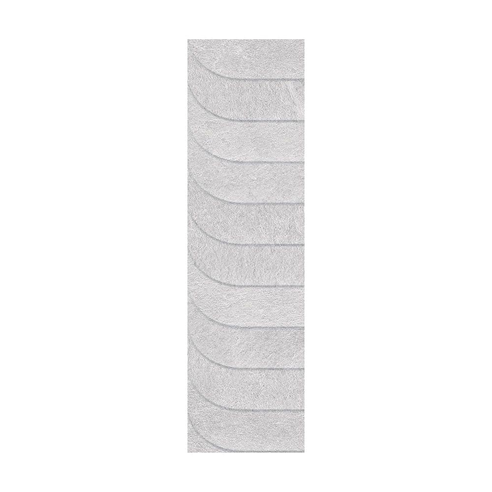 Spanish Lavik Deco Pearl 4 in. x 12 in. Matte 3D Textured Stone Look Porcelain Wall Tile Sample price history on PriceWatchPro