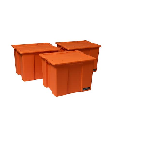 Payloader 64 Storage Tote - Blaze Orange (3-Pack)