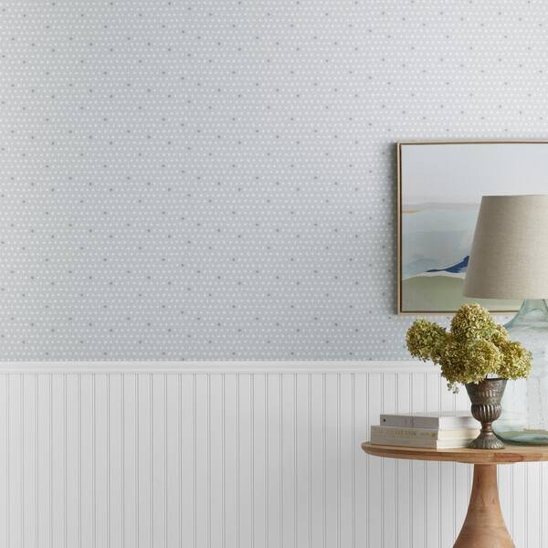 The Company Store Ditsy Stars Gray Non-Pasted Wallpaper Roll (Covers 52 sq. ft.)