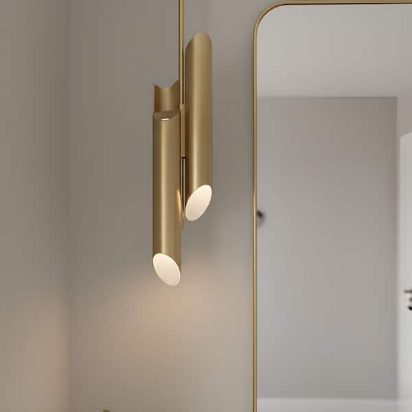 Quoizel Manelis 29-Watt 1-Light Brushed Gold Integrated LED