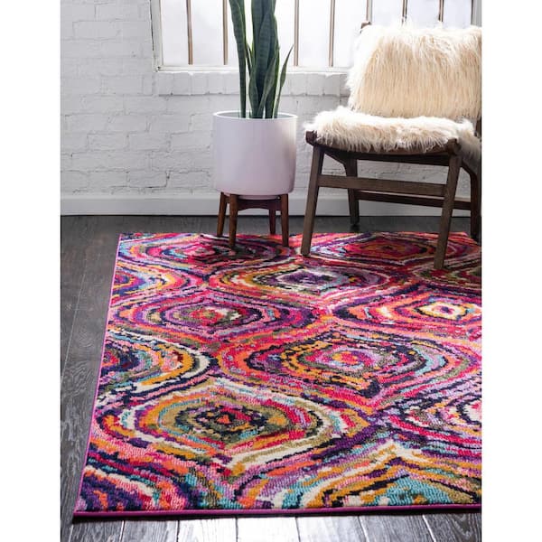 Estrella Magnolia Multi 5' 0 x 8' 0 Area Rug