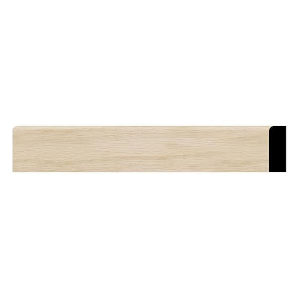 WM887 0.38 in. D x 1.25 in. W x 96 in. L Wood (White Oak) S4S Moulding