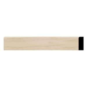 WM887 0.38 in. D x 1.25 in. W x 96 in. L Wood (White Oak) S4S Moulding