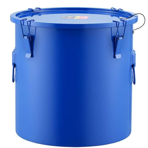 VEVOR 8 Gal. Fryer Grease Bucket Rust-proof Coating Oil Disposal Caddy Steel Fryer Oil Bucket for Hot Cooking Oil Filtering
