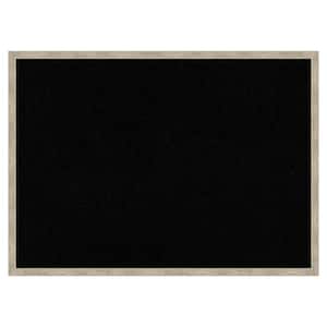 Imprint Pewter Wood Framed Black Corkboard 29 in. x 21 in. Bulletine Board Memo Board