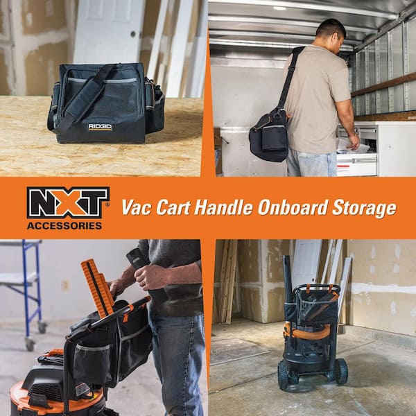 NXT Accessory Storage Bag Organizer VT1050 Shop Vacuum Attachment for NXT Wet Dry Vacs HD1800 and HD1900