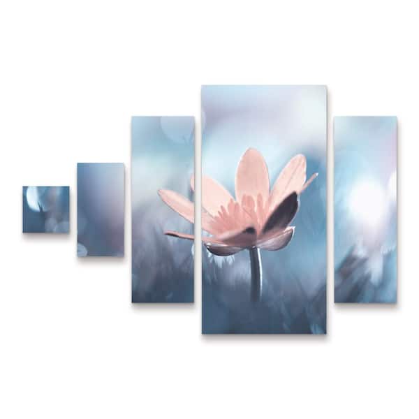Trademark Fine Art Fabien BRAVIN Mellow Mood 5-Piece Panel Set Unframed Photography Wall Art 32 in. x 44 in.