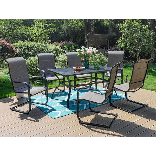 mainstays bristol springs outdoor patio dining set