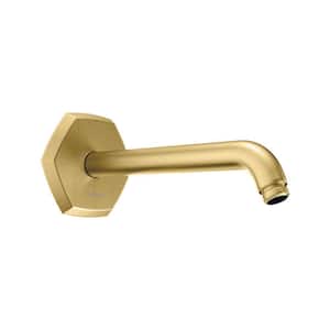 Locarno 9 in Showerarm, Brushed Gold Optic