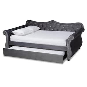 Abbie Grey Full Daybed with Trundle