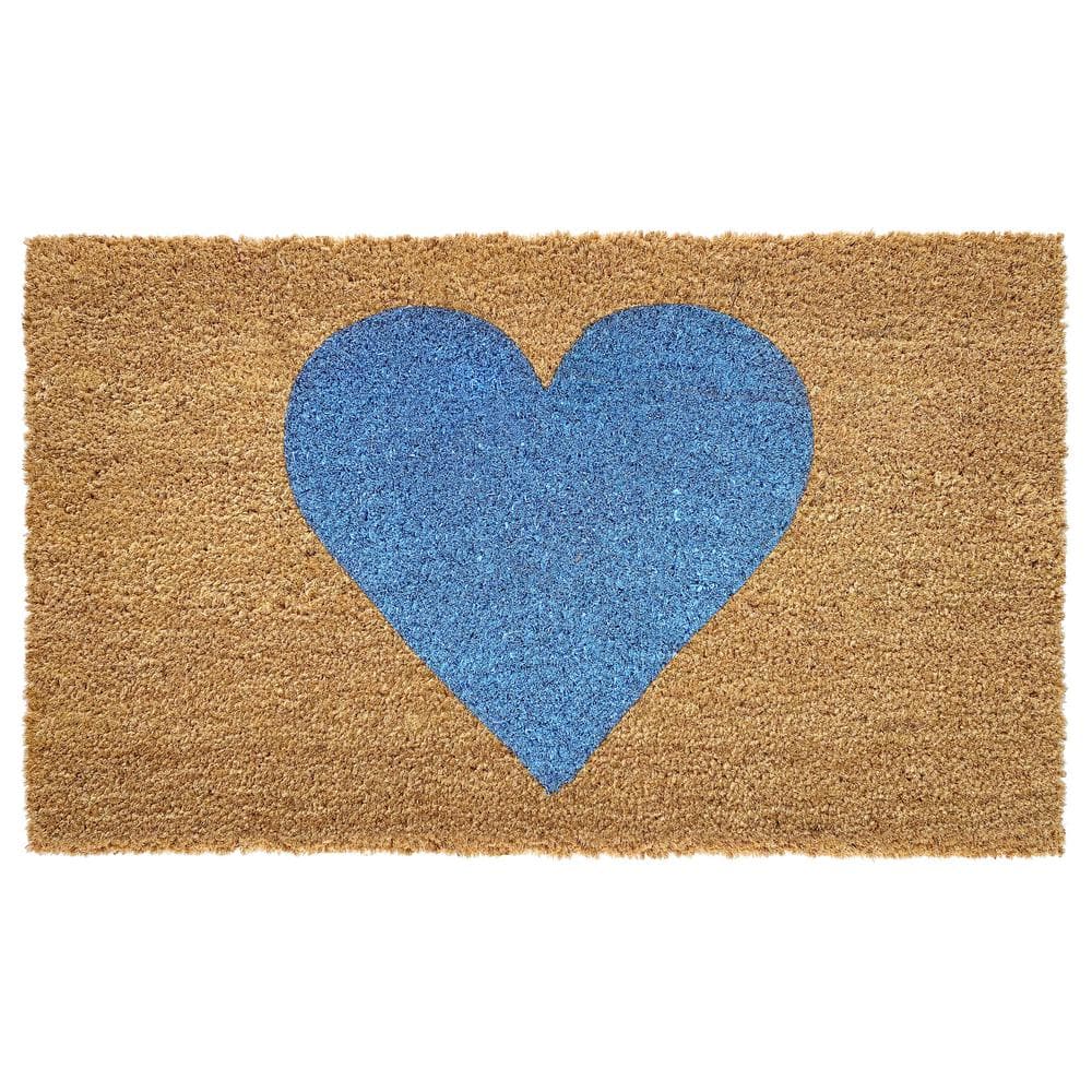 "Blue Heart Doormat, 24"" x 36""" price history on PriceWatchPro
