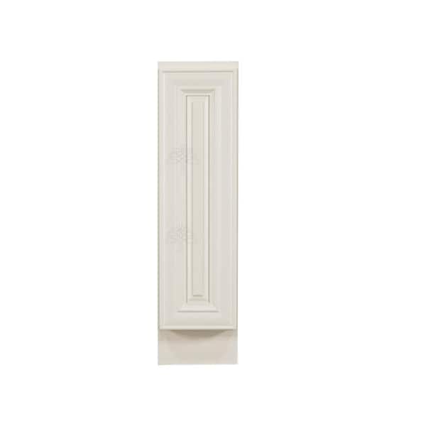 LIFEART CABINETRY Princeton Assembled 9 in. x 34.5 in. x 24 in. Base Spice Rack Cabinet in Off-White