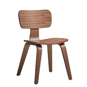 Casson Walnut Finish Wood Side Chair