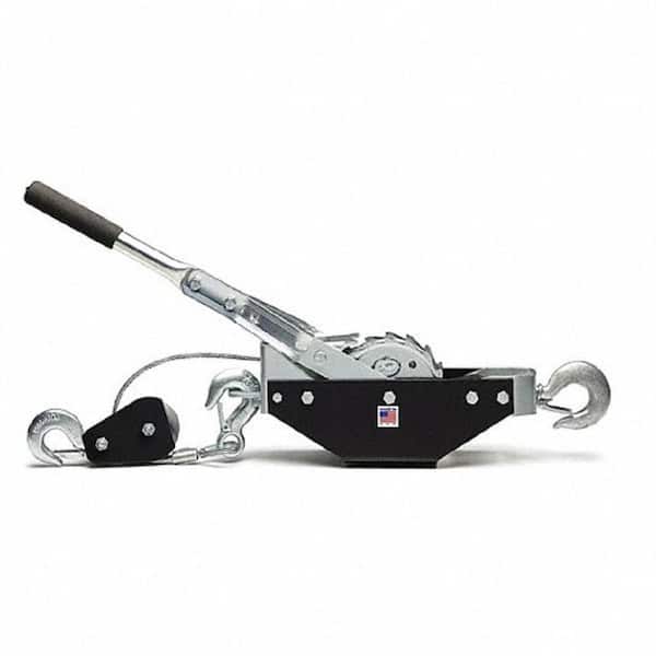 Tuf Tug Medium Frame Single Or Double Line 4000 Lbs Come Along Cable Puller 12 Ft Reach 
