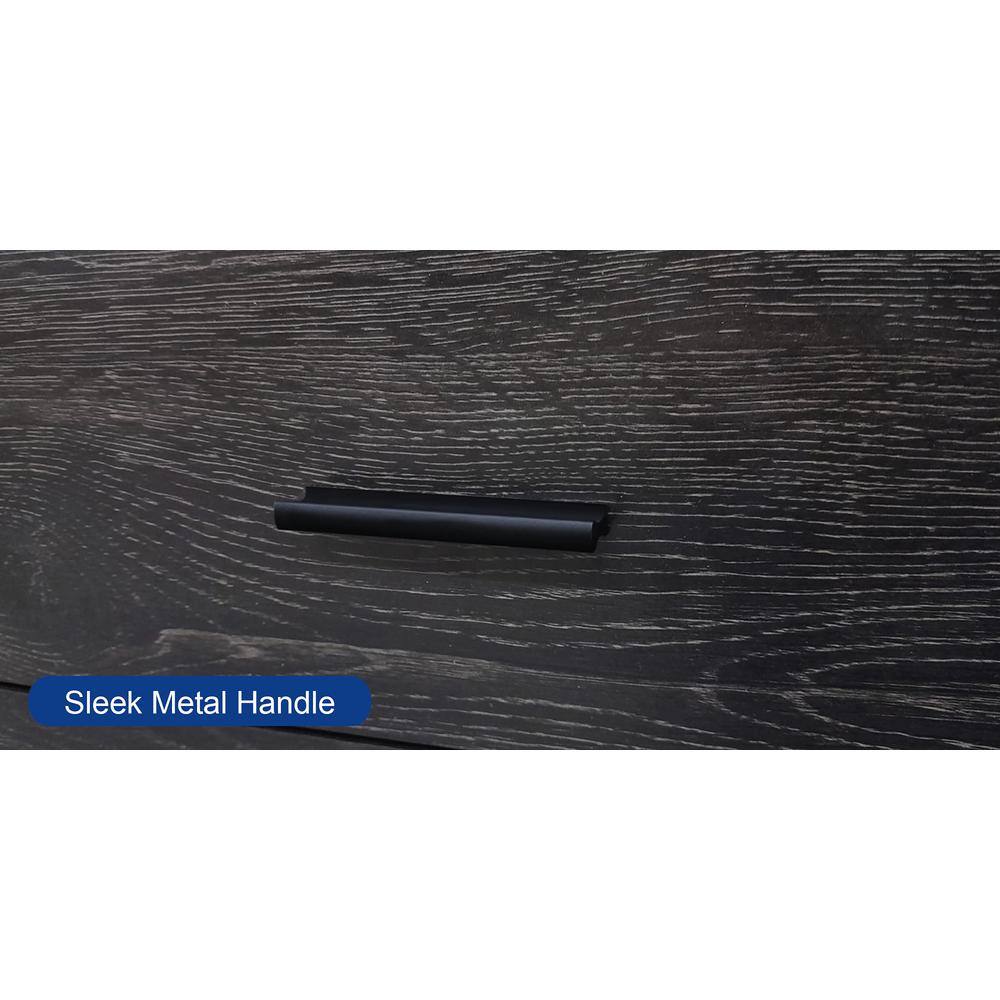 Black Oak Mobile 3-Drawer Lockable File Cabinet