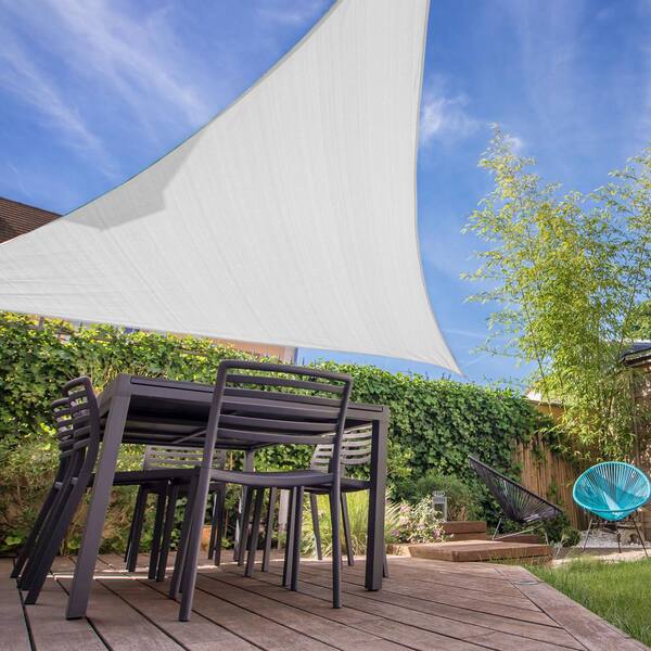 SIAM SHADE/10～The Perfect Collection～ KHOMO GEAR 12 ft. x 12 ft. x 12 ft. White Triangular