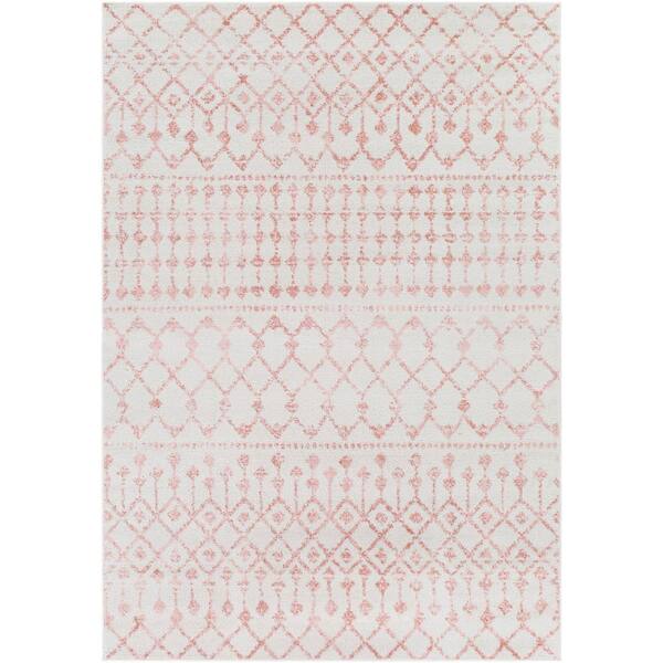 Artistic Weavers Ezio Pale Pink 8 ft. x 10 ft. Indoor Area Rug