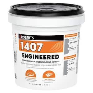 ROBERTS 2001 4 Gal. Felt-Backed Sheet Vinyl Flooring Adhesive 2001-4 - The  Home Depot